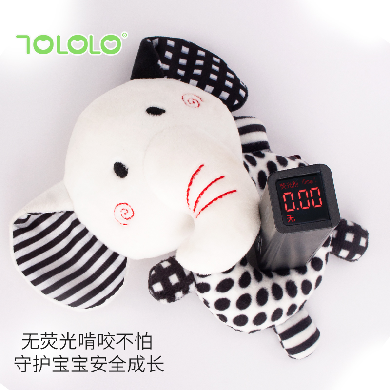 T168262-2黑白圓手搖鈴