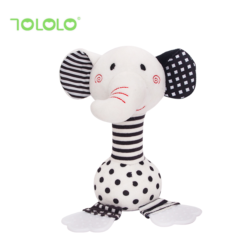 T168270黑白牙膠手搖鈴