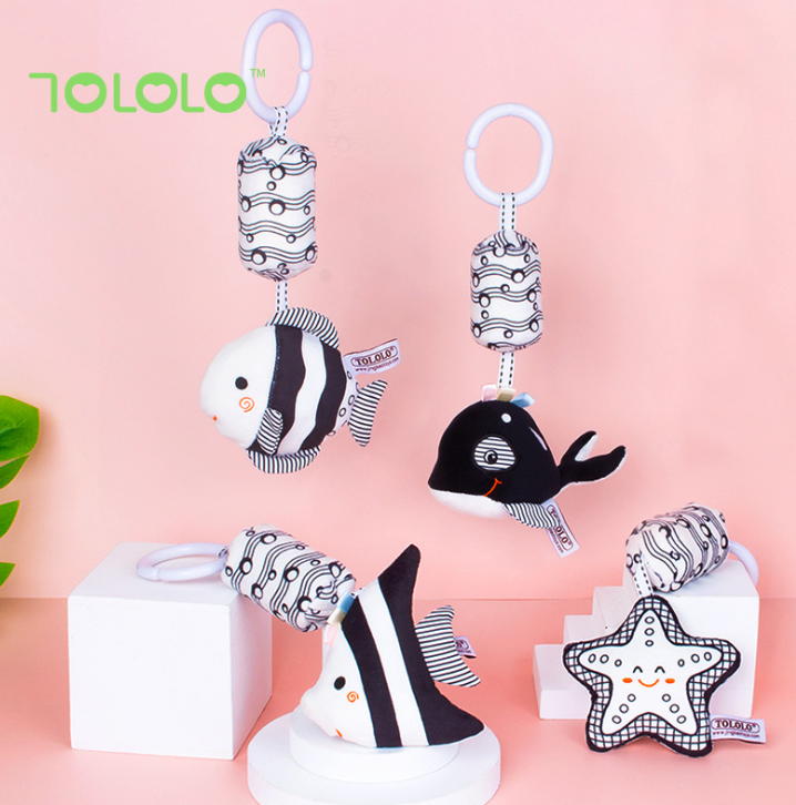 早教神器|新生兒的視界是黑白的，寶寶需要一款“黑白玩具”