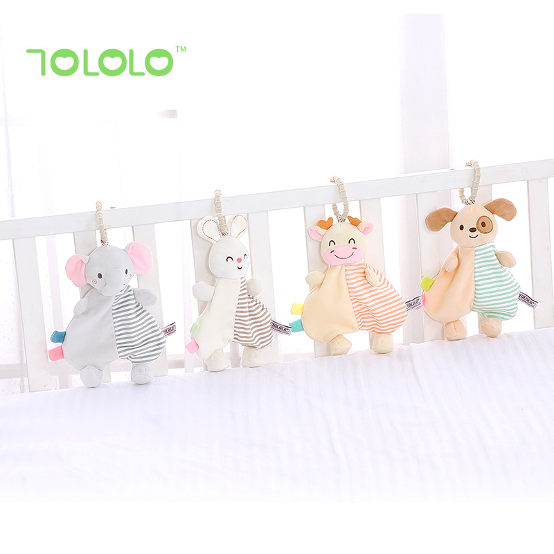 TOLOLO安撫巾嬰兒玩具可入口安撫寶寶玩