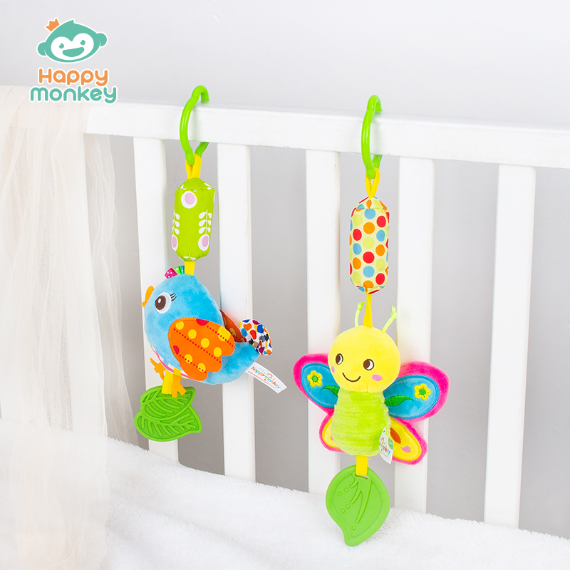 H168020-4 嬰兒風鈴玩具 動物風鈴